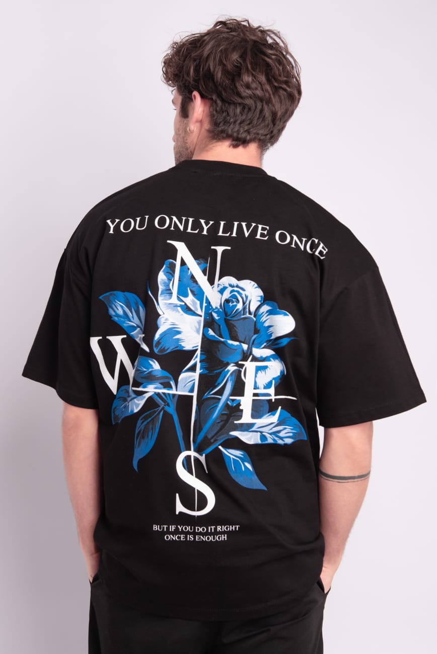 T-shirt Oversize « NSWE » Noir